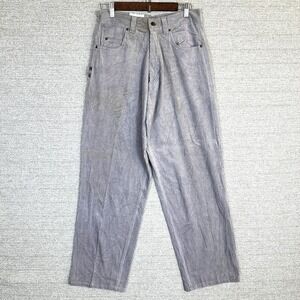 Vtg Y2K LA GATE Wide Leg Baggy Corduroy Jeans Skate Grunge Hip Hop 30x29